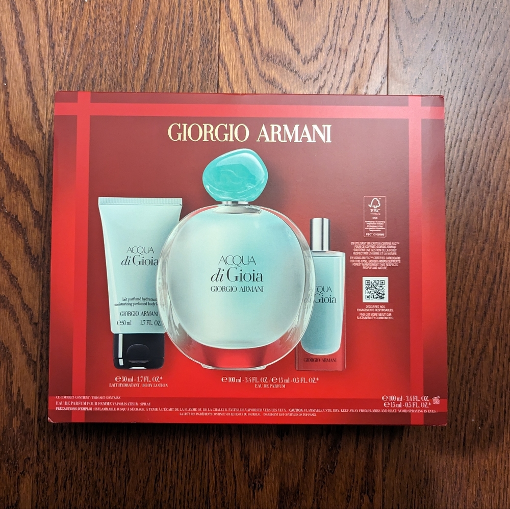 ACQUA DI GIOIA SET GIORGIO ARMANI
